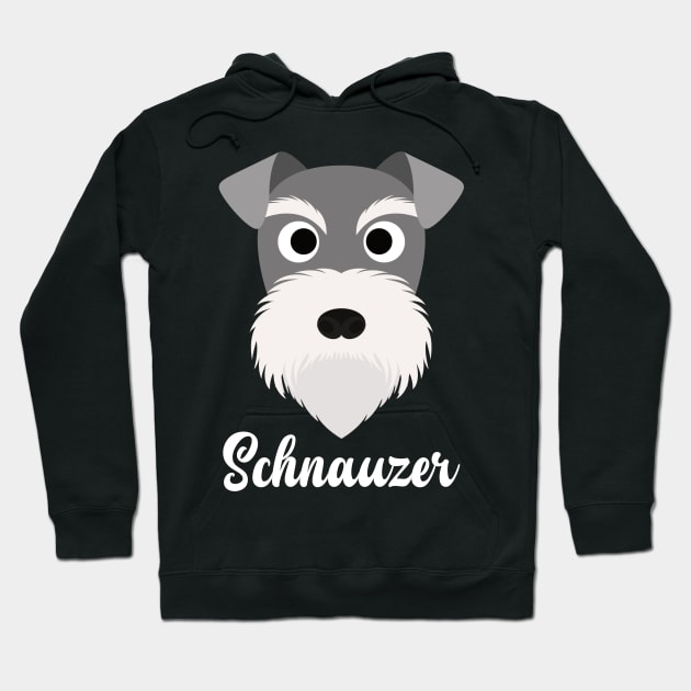 Schnauzer - Miniature Schnauzer Hoodie by DoggyStyles